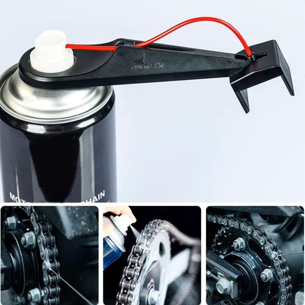 Lightweight Motorcycle Chain Lube Applicator PP Motorcycle Chain Oiler Spray Gear Motorcycle Tool