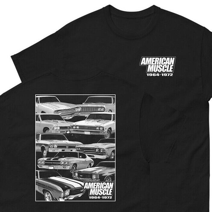 1964-1972 Chevelle Shirt, Mens American Muscle Car Enthusiast T-Shirt Unisex T-Shirt XXXXL