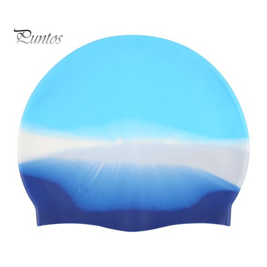 Unisex Adult Silicone Swim Cap Waterproof Swimming Pool Hat Non-slip Bathing Cap for Long Short Hair To Keep Hair Dry