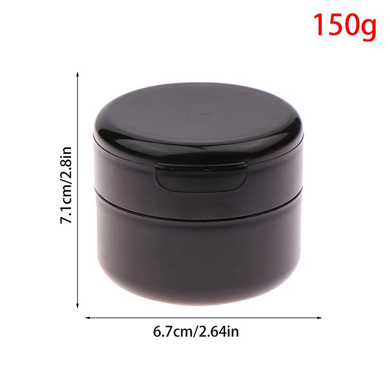 100/150G Flip Cover With Spoon Refillable Bottles Empty Makeup Jar Pot Travel Face Cream Lotion Cosmetic Cotton Pad Container