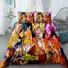 2026 Hot Sale Japanese Anime Dragon Ball Son Goku Bedding Set Quilt Cover Twin Full Bedroom Bed Decor for Teens Best Gifts