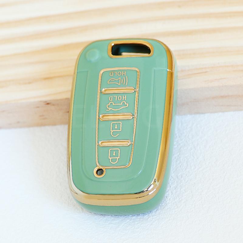 3 4 Buttons Tpu Car Key Case Cover For Hyundai Ix35 Sonata 8 For Kia Forte Rio 3 K2 K3 K5 Sportage Auto Key Chain Accessories