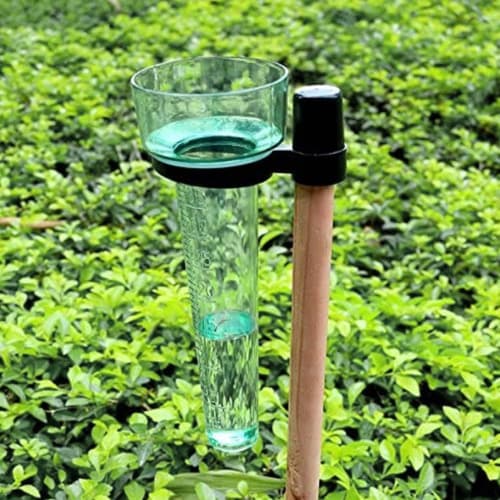 Skycabin Rain Gauge, Rainfall Measurement, Outdoor Garden, Garden
