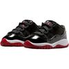 Air Jordan 11 Retro Low TD Bred 2025 Baby Sneakers Black White Varsity-Red FV5120-006