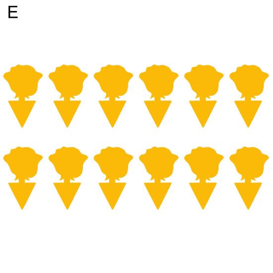 

12 шт. липких пасток. Тонка робота. Простий у використанні. Кілька стилів. Практичний папір для мух у формі тварин. E