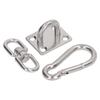7pcs Sunshade Hardware Kit Stainless Steel Waterproof Sun Shade Sail Fixing Hook Accessories for Garden