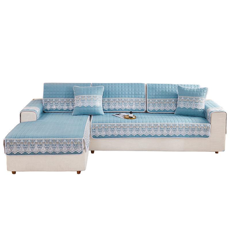 Washed Cotton Sofa Cushion Is Universal In All Seasons, New Modern Simple Sofa Cover, Non-Slip Seat Cushion, Backrest Cover Cloth Towel