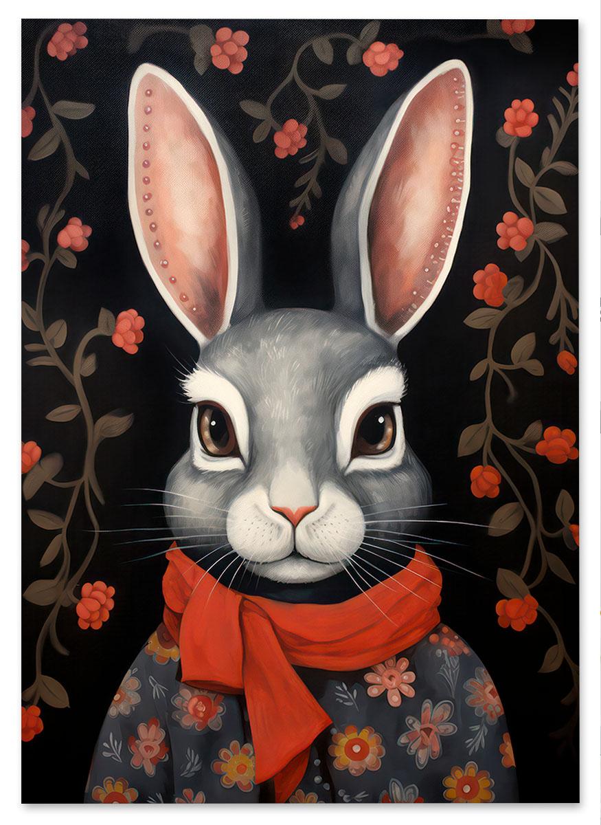 

Плакат дитяча кімната кролик заєць 30x40 cm