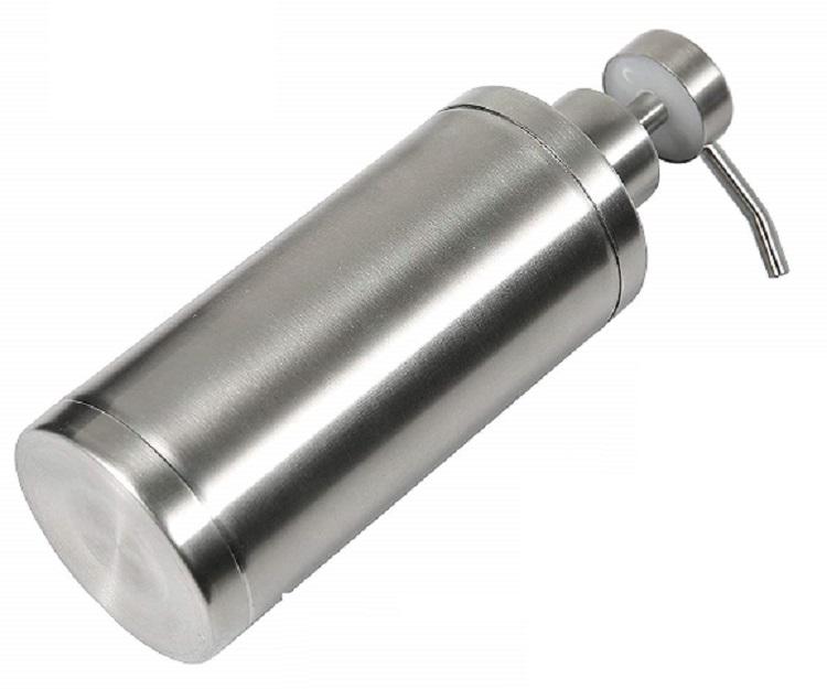Rust Proof Stainless Steel Pump Kitchen Sink Bottle Foam Soap Dispenser серебряный