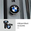 BAER4 Car Sticker For Car USB Flash Drive USB Memory Flash Music Memory Stick For BMW Motorsport F11 G11 F10 F30 G08 G28 G20 G30 X