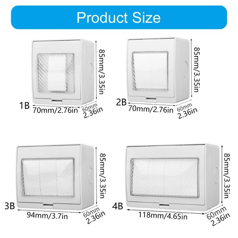 Durability Flame Retardant Materials Switches Enclosures Suitable For Villas Factories And Sites With Longevities