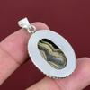 Schalenblende Pendant 925 Sterling Silver Pendant Natural Gemstone Jewelry Handmade Pendant Birthstone Pendant Gifts for Him Silver Jewelry