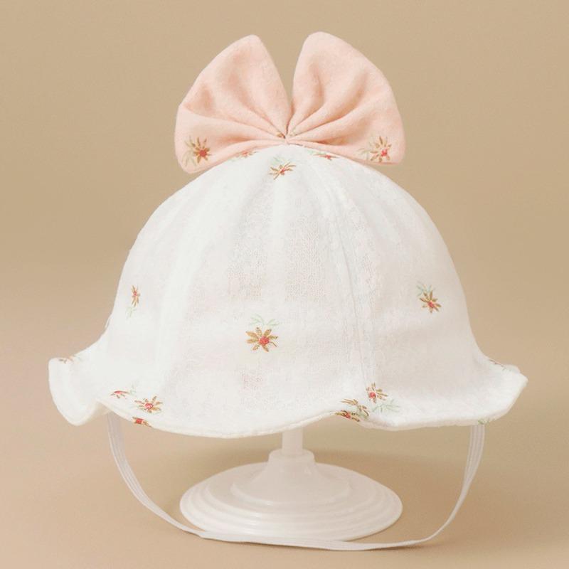 

Детская шляпа для бассейна с бантом, детская шляпа от солнца, дышащая рыбацкая шляпа