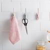 Hook Bathroom Bathroom Nail-Free Coat Hook Bedroom Non-Punching Hanger Wall Coat Hook Plastic Adhesive Hook