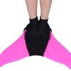 Girls Swimmable Mermaid Tail Princess Dress with Monofin Kids Halloween Holiday Mermaid Costume Cosplay Swimsuit Birthday Outfit