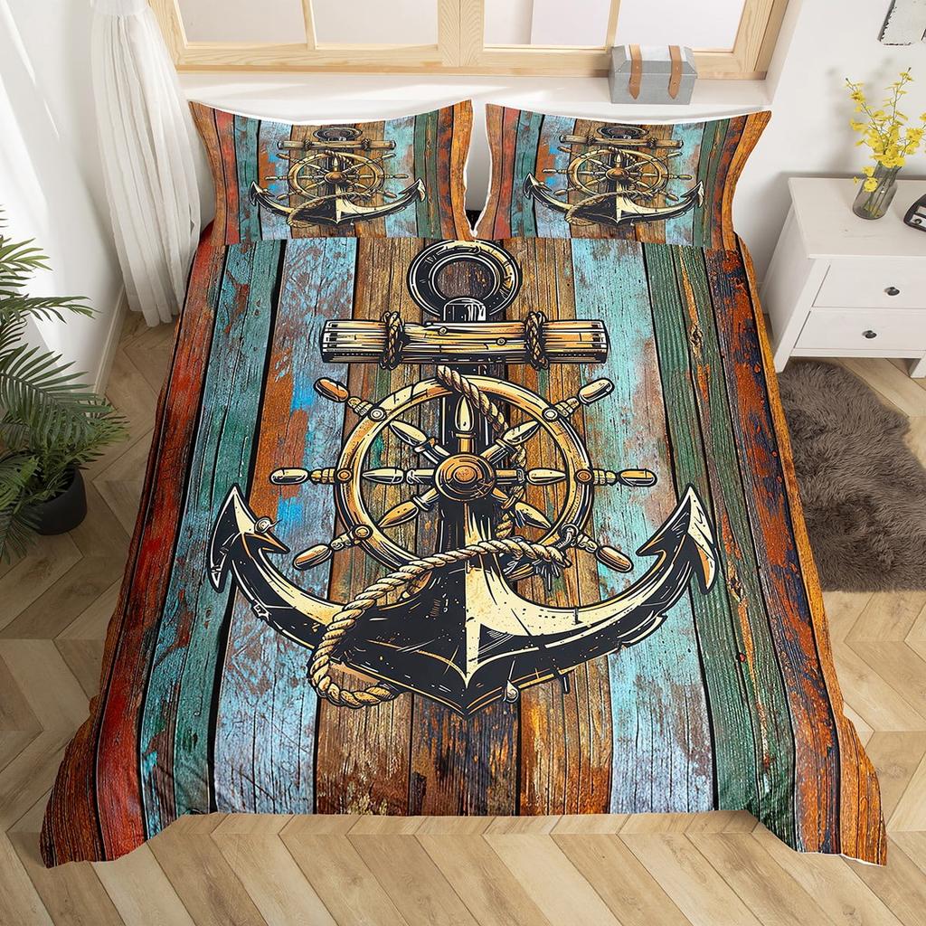 Comforter Anchor Pattern Home Soft Bedding For Adults And Children Suitable Anchor Loversbeautiful Warm And Comfortable