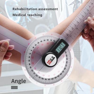Digitální úhloměr Goniometr Lékařský Měření úhlu kloubní rehabilitace
