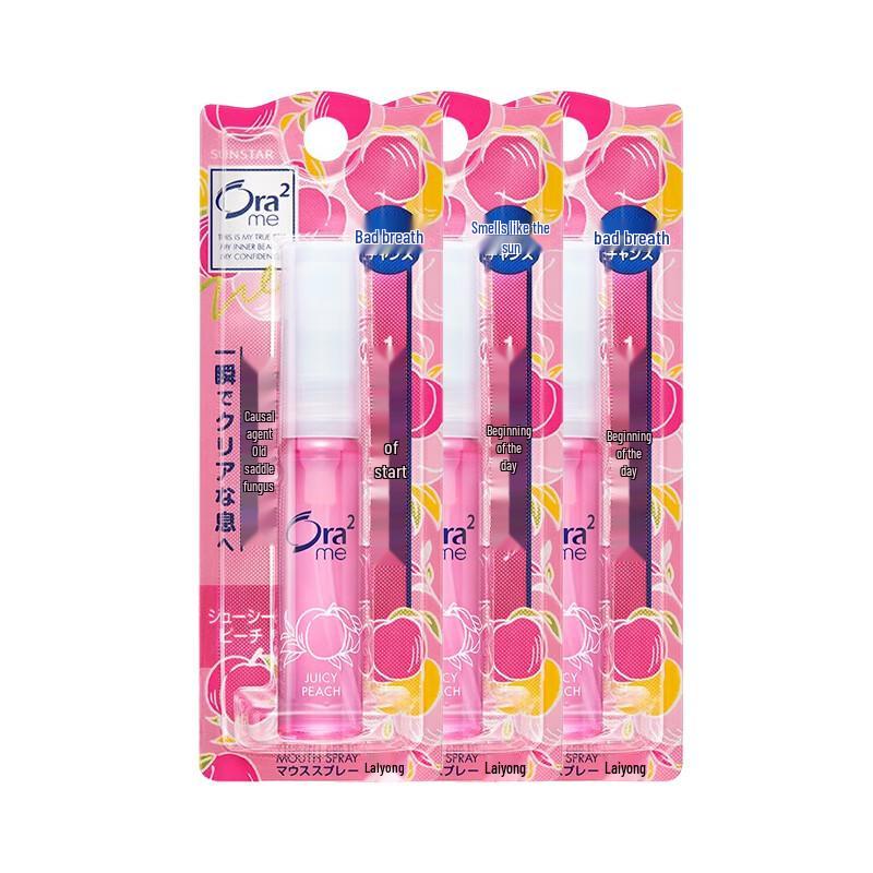 

Ora2 Mouth Spray, Refreshing Peach Scent, 3-Pack
