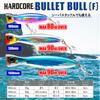 DUEL HARDCORE Popper Hardcore Bullet Bull 100mm 30g Blue Pink Candy For targeting bluefin shore and offshore (F) Weight - tuna, fishing, fishing.