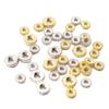 200 Stück CCB Abstandshalter Perlen 5,7/7,8 mm Rund Großes Loch Radperlen für DIY Armband Halskette Schmuck Charms Herstellung Zubehör Großhandel
