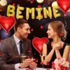 1set be mine love balloons, for Valentine's Day party, confession, proposal, wedding, anniversary, romantic Valentine's Day