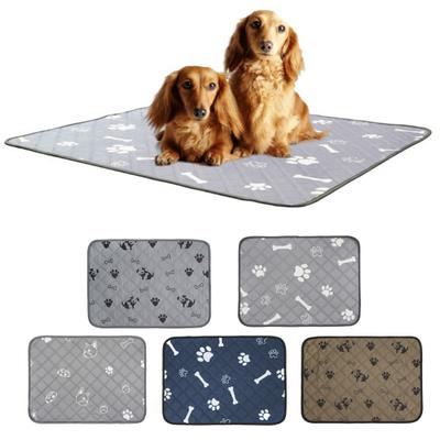 Tapis d'entraînement lavable et absorbant pour animaux de compagnie, réutilisable, anti-fuite, antidérapant, pour chiots, parc, cage, boîte de mise bas, apprentissage de la propreté