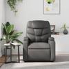 Massage Chair Grey Faux Leather