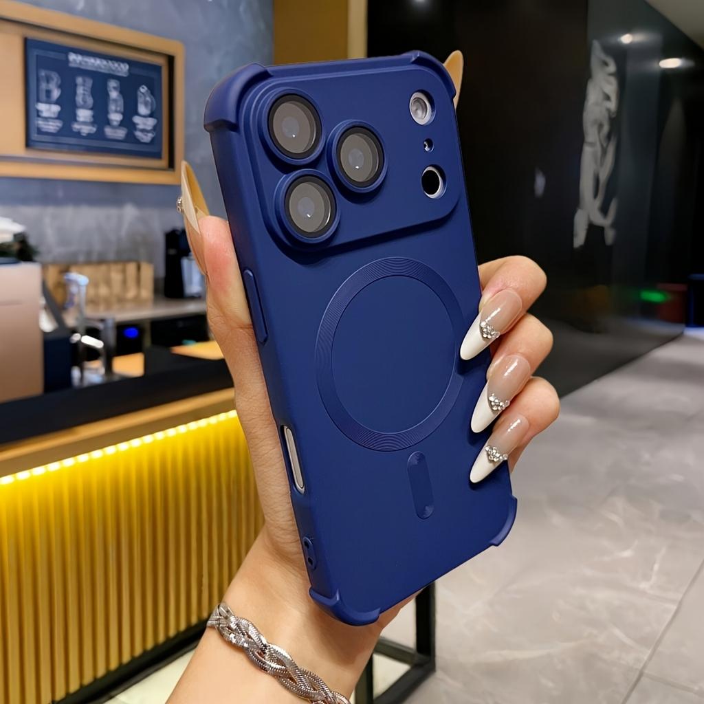 for Magnetic Wireless Charge Shockproof Bumper Phone Case for For Iphone 17 13 12 Pro Max 16 15 14 Plus Cases Cover