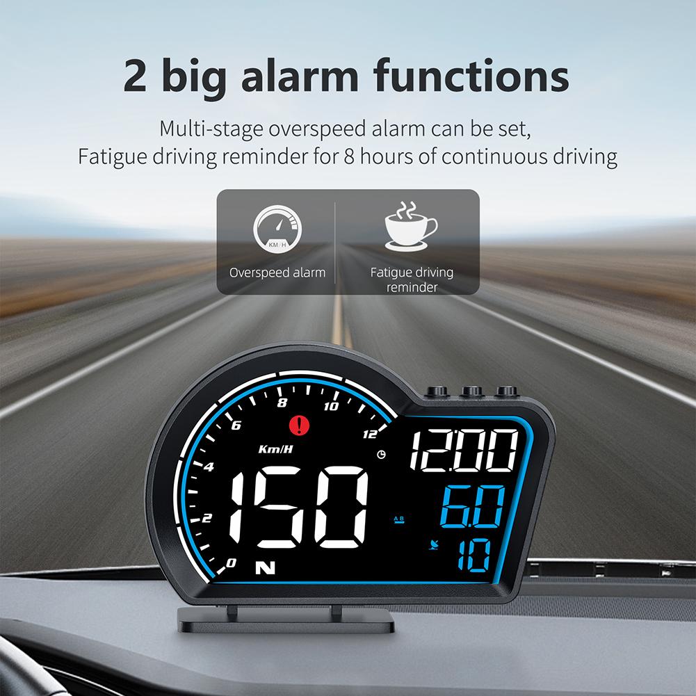 G16 Head Up Display auto HUD 5V USB alimentat GPS vitezometru GPS cu alarmă de viteză excesivă oboseală memento conducere accesorii auto