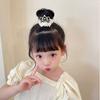Elegant Princess Sweet Headwear Children's Headdress Pearl Crown Hair Rope Korean Style Hair Rope
