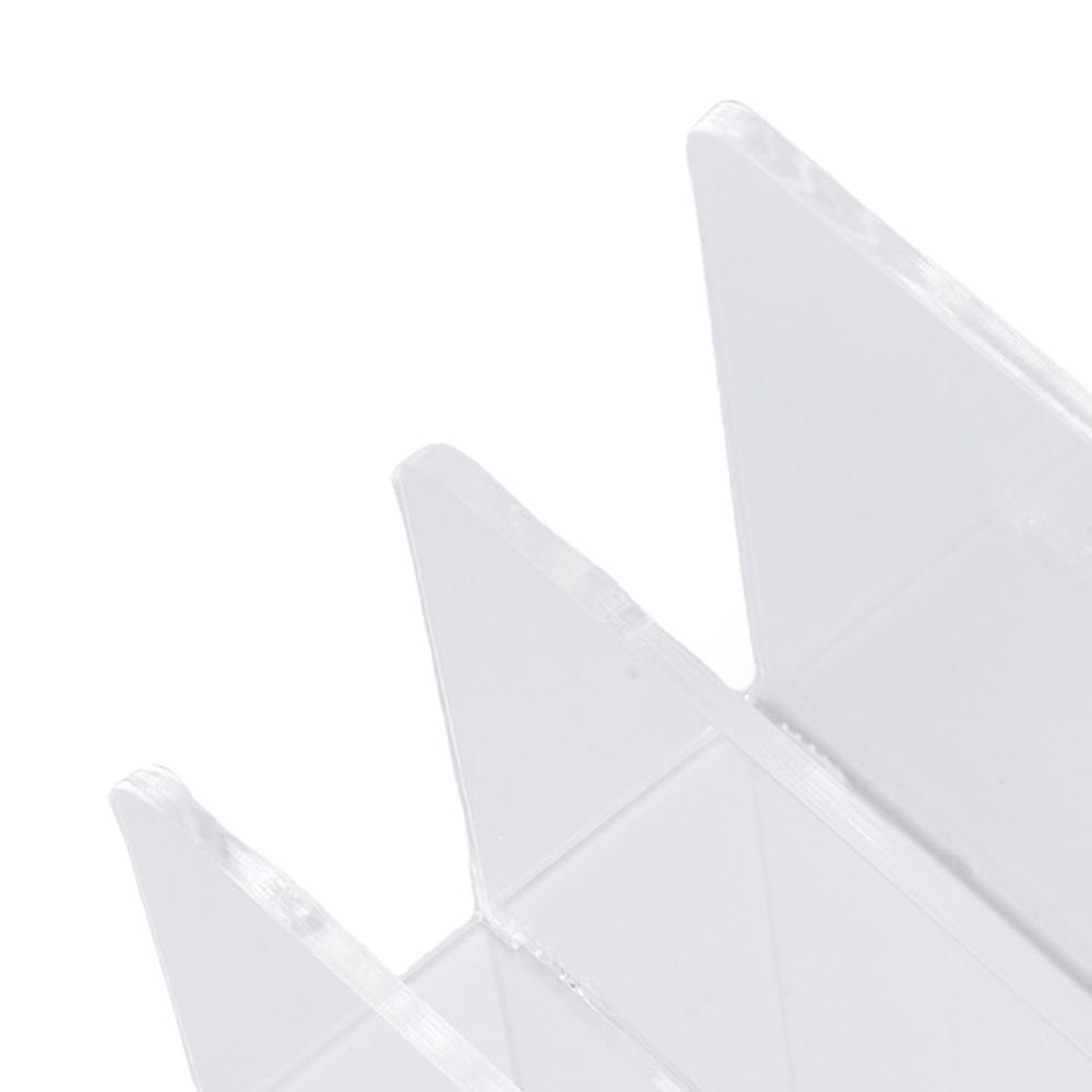 17.5x7.5x9.5cm Mail Sorter Transparent Envelope Folder Rack Modern Desktop Letter Holder  Home Use