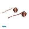 uxcell Socket T20 3-Wire Automotive Brake Turn Signal Light Extension Connector Pack of 2