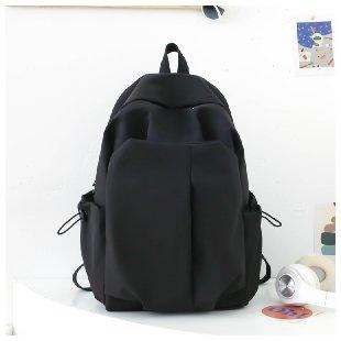 Schoolbag New Simple Men's and Women's Backpack Large Capacity Fashion School Bag Girls Junior High School Student Bag Lightweight Casual Backpack