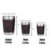 4pcs Hip Flask Cup 30ml/70ml/150ml Vodka Cup PU Holster Stainless Steel Mini Wine Tumbler Portable Personalized Shot Glass Set