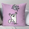 Cartoon S-Simons-Cat Cute Pillow Case Square Pillow Bedroom Sofa Leisure Comfort Cushion Car Living Room Home Decoration 40X40