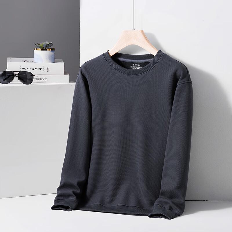 Yiliteng Men's Loose Fit Pullover Round Neck Sweatshirt YTMPY25