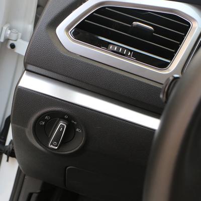 Pentru Volkswagen VW T-ROC Troc 2018 2019 2020 2025 2025 Volan pe stânga Accesorii Bandă Decorativă Consolă Centrală Autocolant Ornament Interior
