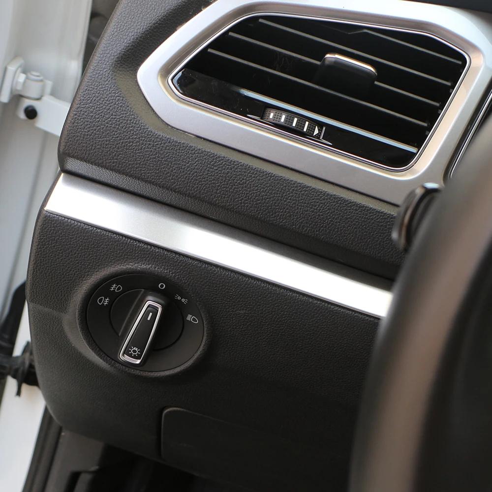 Voor Volkswagen VW T-ROC Troc 2018 2019 2020 2025 2025 LHD Accessoires Middenconsole Decoratiestrip Sticker Interieur Bekleding