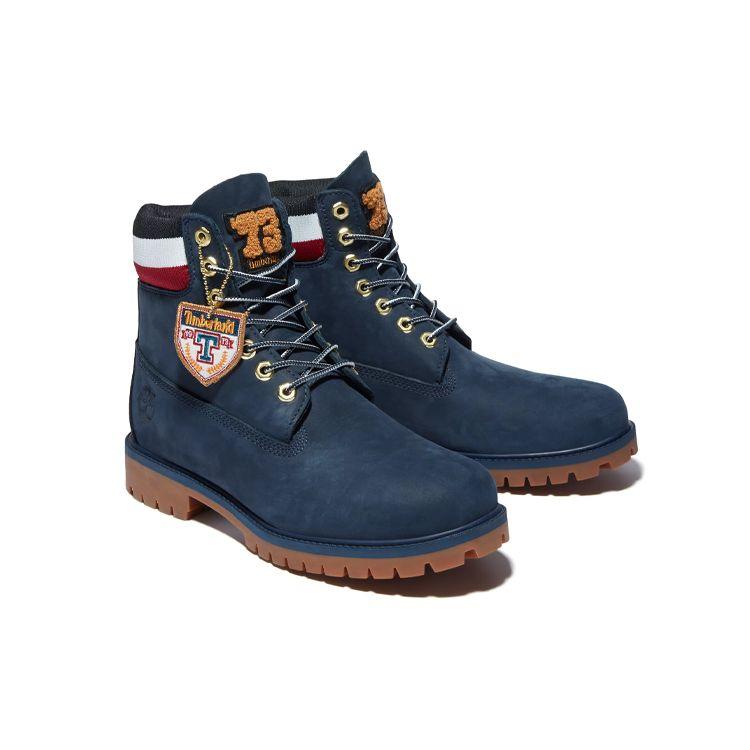 Timberland Heritage Series Comfortable Durable Martin Boots Men boots Blue A2M59019