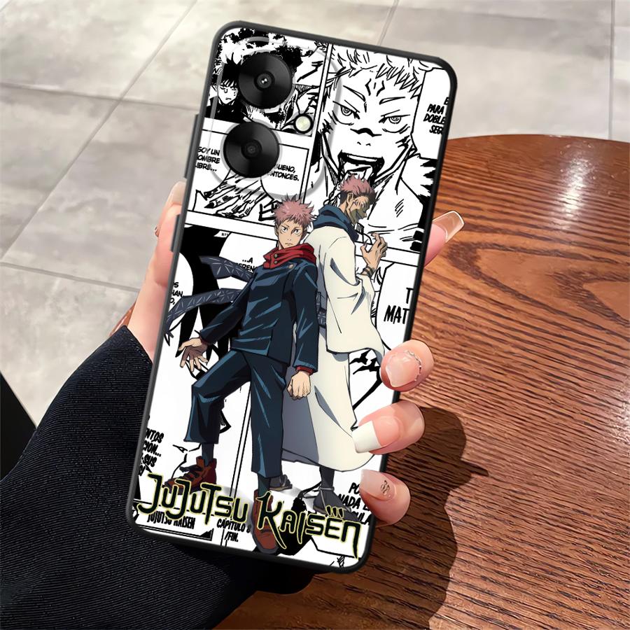 Soft Back Phone Cover Case for Xiaomi Redmi K40 K50 Gaming 12 A1 A2 Plus 12C A5 9A 9C 10 13C 9T K60 Anime  J-Jujutsu K-Kaisen