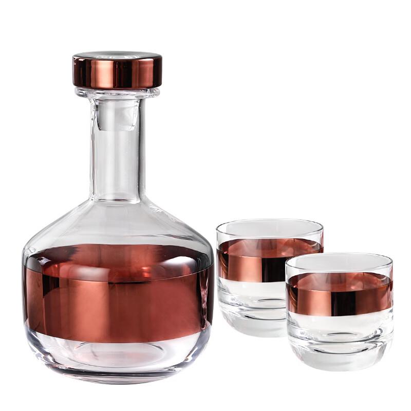 

Rose Gold Crystal Glass Wine Decanter