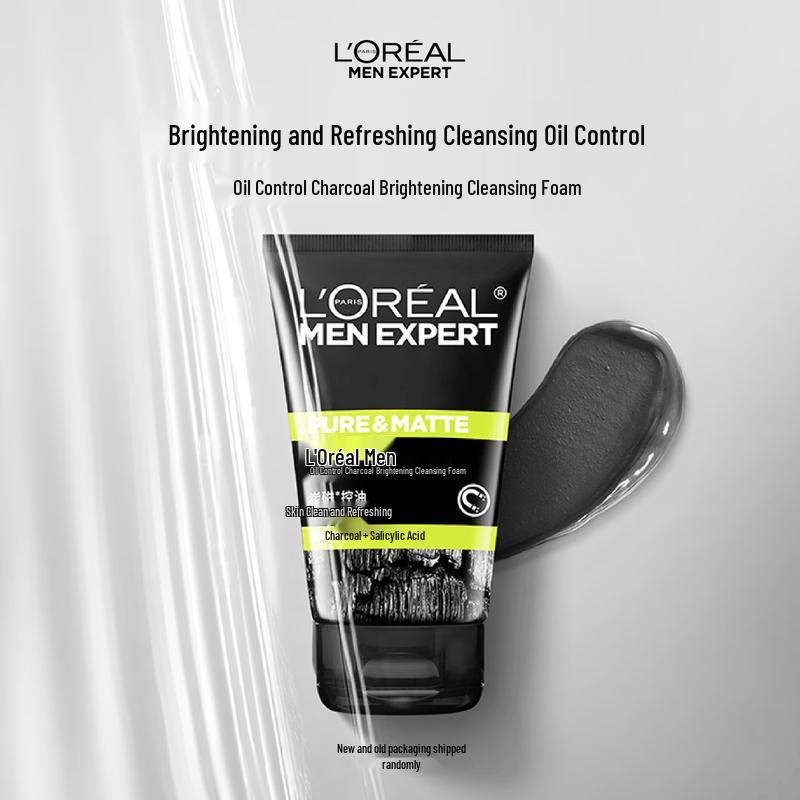 L Oreal Men Expert Oil Control Charcoal Exfoliating Cleanser