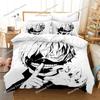 Home Textile Tokyo Ghoul Anime Manga Goth Bedding Set Printed Duvet Cover Set Pillowcase Twin Full Queen King Bedclothes029