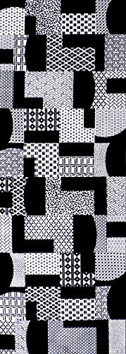 

Dyeing Anbo Hand Towel Ise Katagami Black Scraps Authentic Dyed 100% Cotton Tokuoka, Made in Japan, 35cm x 100cm