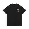 Mens Oversized Vintage Washed Cotton T-Shirt With Cartoon Animal Print Streetwear Loose Fit Short Sleeve Tee