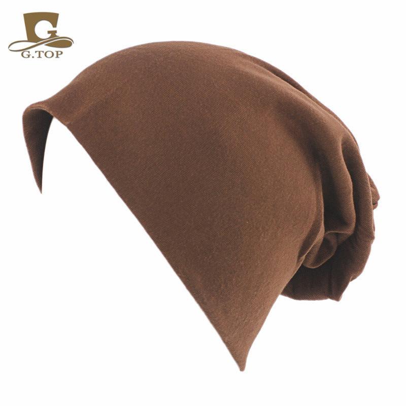 Men's and Women's Plain Light Plate Imitation Cashmere Pullover Hat Hipster Ear Protection Headscarf Hat Stack Confinement Hat Warm Adult