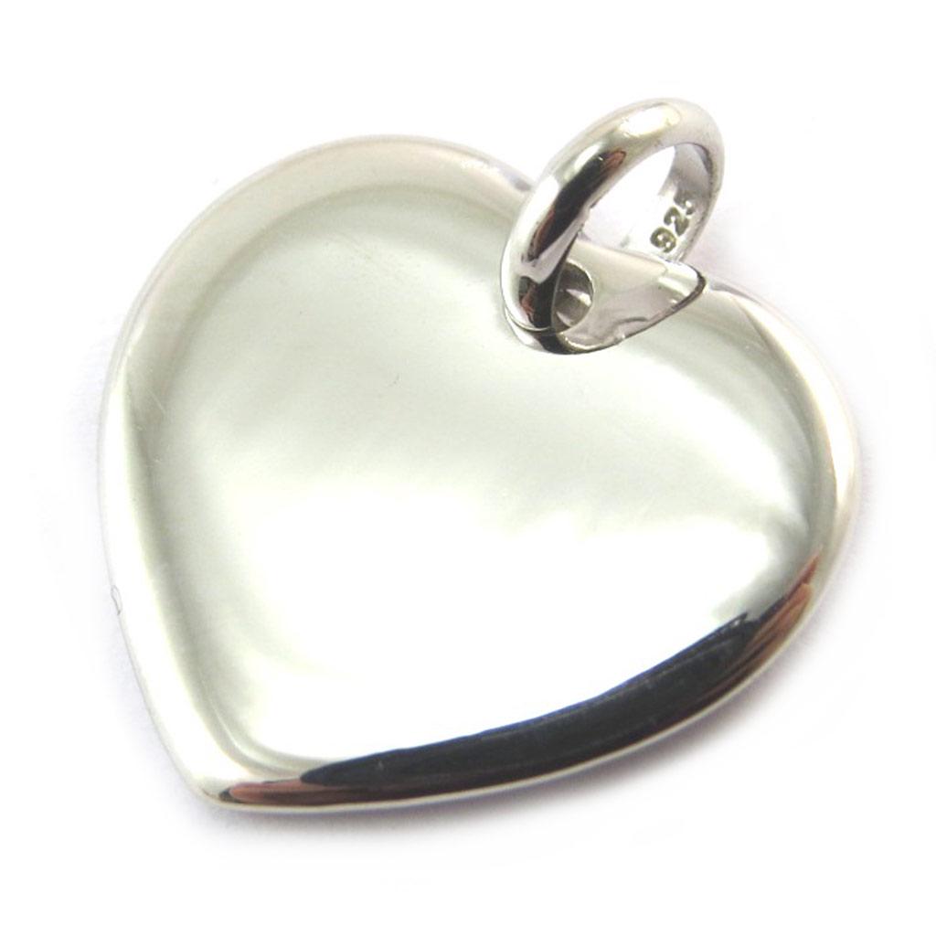 Les Trésors De Lily [N3966] - Silver Pendant 'Love Révérence' (rhodium-plated) - 20x18 Mm