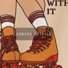 Retro 80s Wall Print Groovy 70s Bar Club Wall Decor Roller Skates Illustration Trendy Poster Red Positive Quote Canvas Painting