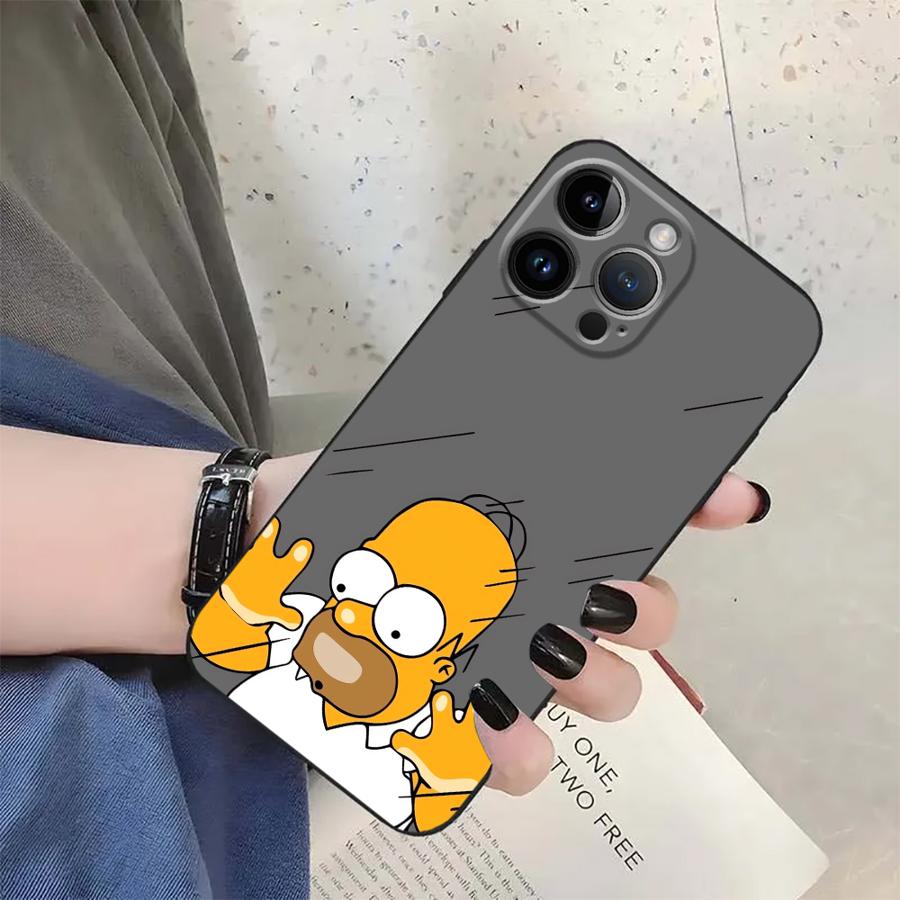 Soft Back Phone Cover Case for iPhone 11 15 Plus 17 16 Pro Max 13 Mini 7 8 17Air 14 X XS XR 12 SE Simpson's Father