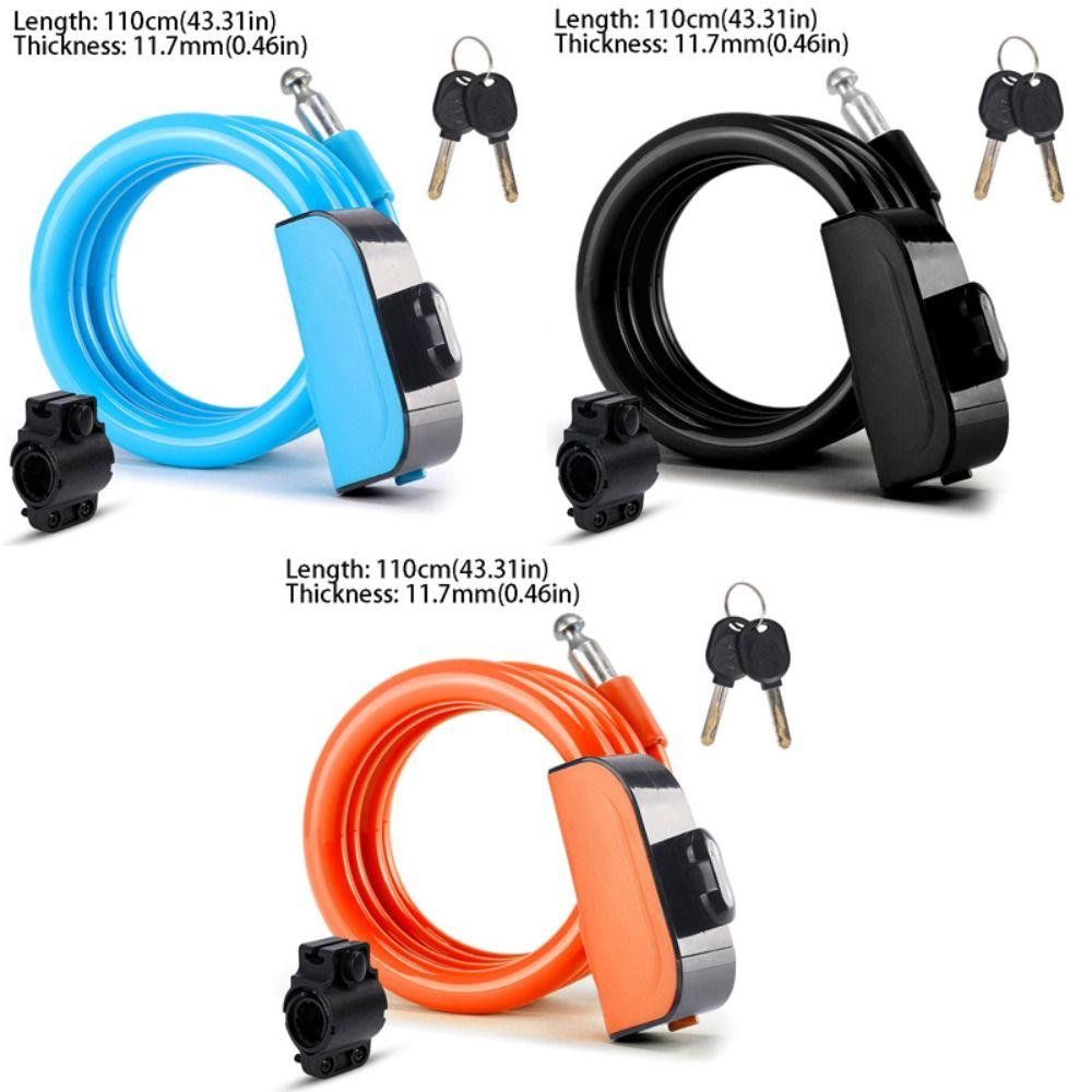 Steel Wire Anti-theft Lock Portable MTB Lock Wire Lock Security Lock  Scooter